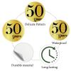 CREATCABIN 500 Golden Kiss Stickers for 50th Anniversary view 3