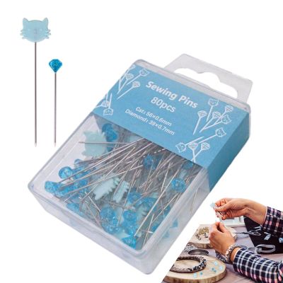 Straight Sewing Needles | 80 Pack Quilt Needles