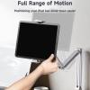 Foldable Bedside Phone Stand with Rotating Base view 2