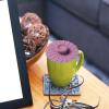 Silicone Cup Lid - Reusable Beverage Cover view 3