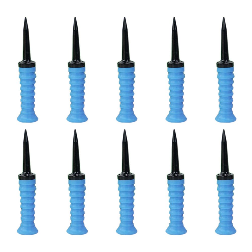 Diogeynu Golf Tees with Soft Cups, Break-Resistant, Low-Friction, 10-Pack