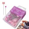 kinrguiyuez Straight Pins for Sewing | 80 Satin Pins | Tailoring Supplies for Embroidery, Button Sewing, and Hand Sewing view 1