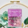 kinrguiyuez Straight Pins for Sewing | 80 Satin Pins | Tailoring Supplies for Embroidery, Button Sewing, and Hand Sewing view 3