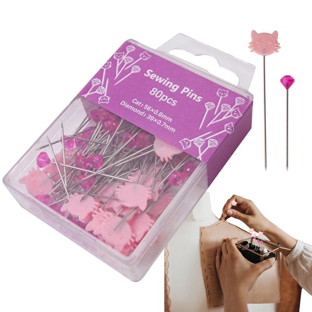80-Piece Craft Positioning Pins