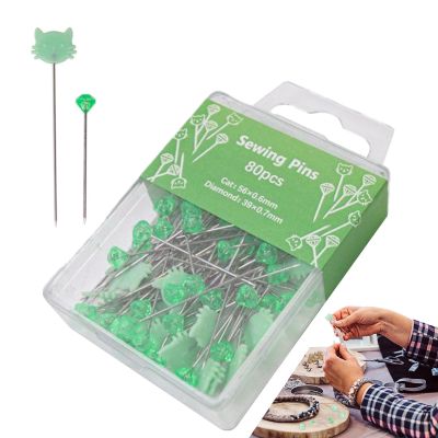Quilt Pins for Fabrics | 80-Piece Craft Positioning Pins