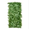 Artificial Hedge 100 x 200 cm, Artificial Plant Wall Privacy Screen with Trellis, for Balcony, Garden Fence and Interior Walls, Willow Leaves C view 1