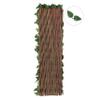 Artificial Hedge 100 x 200 cm, Artificial Plant Wall Privacy Screen with Trellis, for Balcony, Garden Fence and Interior Walls, Willow Leaves C view 2