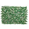 Artificial Hedge 100 x 200 cm, Artificial Plant Wall Privacy Screen with Trellis, for Balcony, Garden Fence and Interior Walls, Willow Leaves C view 4