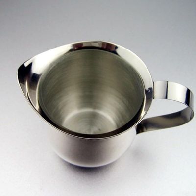 Elegant Stainless Steel Frothing Pitcher for Coffee and Latte Preparation (90 ml)