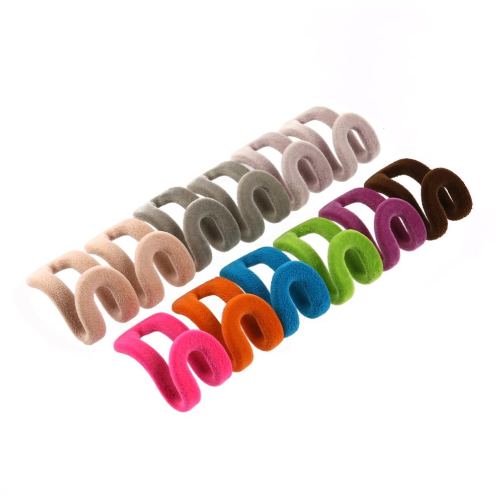 Ciieeo 10-Pack Small Anti-Slip Flocked Clothes Hangers