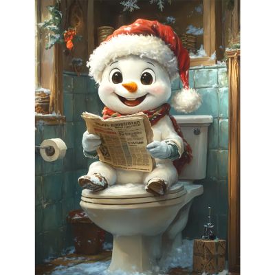 RICUVED 5D Diamond Painting Snowman