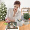 RICUVED 5D Diamond Painting Snowman view 3