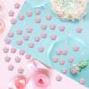 Crocheted Flower Appliqués, 40 Miniature Flowers view 4