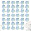 Crocheted Flower Appliqués, 40 Miniature Flowers view 1