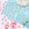 Crocheted Flower Appliqués, 40 Miniature Flowers view 4