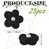 Crocheted Flower Patches, 25 Miniature Flowers view 2
