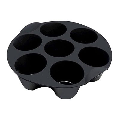 Silicone Muffin Pan Set | 7 Cupcake Molds for Air Fryer