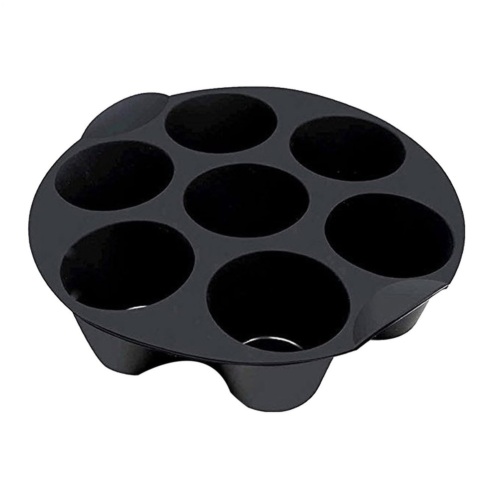 Silicone Muffin Pan Set | 7 Cupcake Molds for Air Fryer