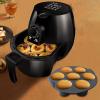 Silicone Muffin Pan Set | 7 Cupcake Molds for Air Fryer view 2