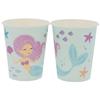 Folat Mermaid Magic Birthday Cups - 250 ml - 8 Pack view 2