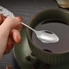 Stainless Steel Salad Spoon with Flower Handle view 3