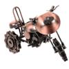 Gatuida Retro Iron Motorcycle Model, Brown view 1