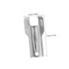 Steel Mouse Bait Station Keys, 2-Pack, Silver, Ergonomic Design view 2