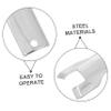 Steel Mouse Bait Station Keys, 2-Pack, Silver, Ergonomic Design view 3