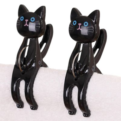 Cat-Themed Non-Slip Clothespins