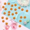 Crocheted Flower Appliqués, 25 Miniature Flowers view 4