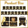 MOMAHUA Black Gold Happy Birthday Garland Set view 2