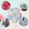 Crocheted Flower Appliqués, 40 Miniature Flowers view 3