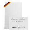 Haak Unprinted Stretched Canvas, 25 x 25 cm, 260 g/m², 100% PES, 39 mm Gallery Profile view 1