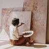 Haak Unprinted Stretched Canvas, 25 x 25 cm, 260 g/m², 100% PES, 39 mm Gallery Profile view 3