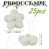 Crocheted Flower Appliqués, 25 Miniature Flowers view 2