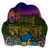 Luxembourg Souvenir Magnet 7 x 6 cm view 1