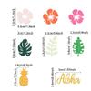 100 Pcs Summer Hawaii Confetti Tropical Flower Table Decor view 2