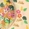 100 Pcs Summer Hawaii Confetti Tropical Flower Table Decor view 3
