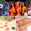 100 Pcs Summer Hawaii Confetti Tropical Flower Table Decor view 4