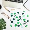 100 Pcs Green Leaf Confetti view 3