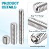 Sourcing Map M10 x 1.5 x 12 mm Stainless Steel Set Screws, 20-Pack view 3