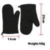 LNNXSZ Oven Mitt 1PC Portable Black Cotton Blend Thick Insulated Mitt (Pink) view 3