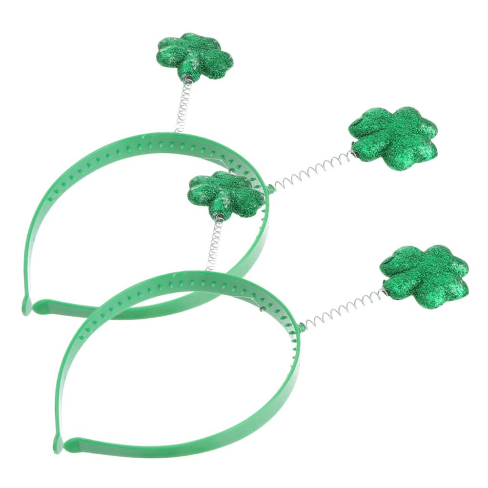 SOLUSTRE 2-Pack Patrick's Day Shamrock Headbands