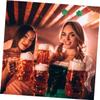 SOLUSTRE 2-Pack Patrick's Day Shamrock Headbands view 4