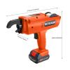 ROGONPDK 12V Rebar Tying Tool, 8–34 mm Automatic Electric Steel-Rebar Tier with Batteries, Orange view 2