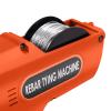 ROGONPDK 12V Rebar Tying Tool, 8–34 mm Automatic Electric Steel-Rebar Tier with Batteries, Orange view 3