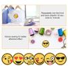 Embroidered Patches, 6 pcs Smile Face Iron-On Set view 2