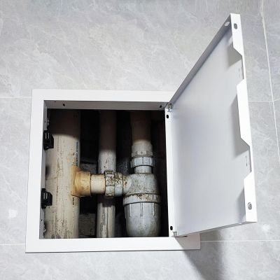 Drywall Access Panel with Push Latch, White, 18 x 20 in (45 x 50 cm)