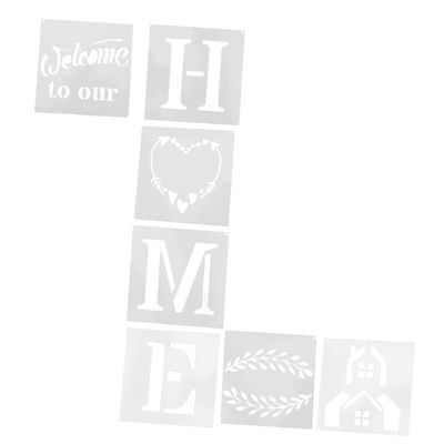 Uonlytech 7-Piece Welcome Stencil Set