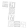 Uonlytech 7-Piece Welcome Stencil Set view 1